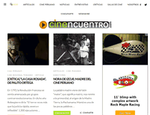 Tablet Screenshot of cinencuentro.com